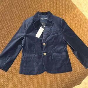 Janie and Jack boys velvet blazer size 5 NWT